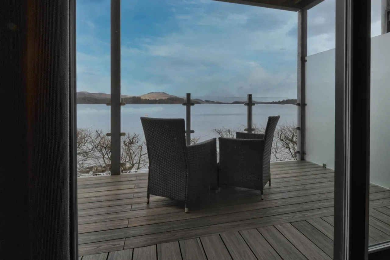 Balcony looking over Loch Lomond